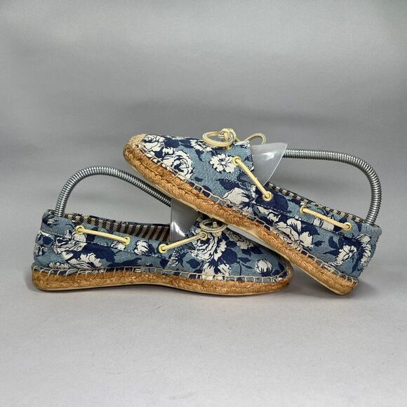 Sperry Women's Size 8 Floral Print Espadrille Slip On Shoes - Picture 7 of 10